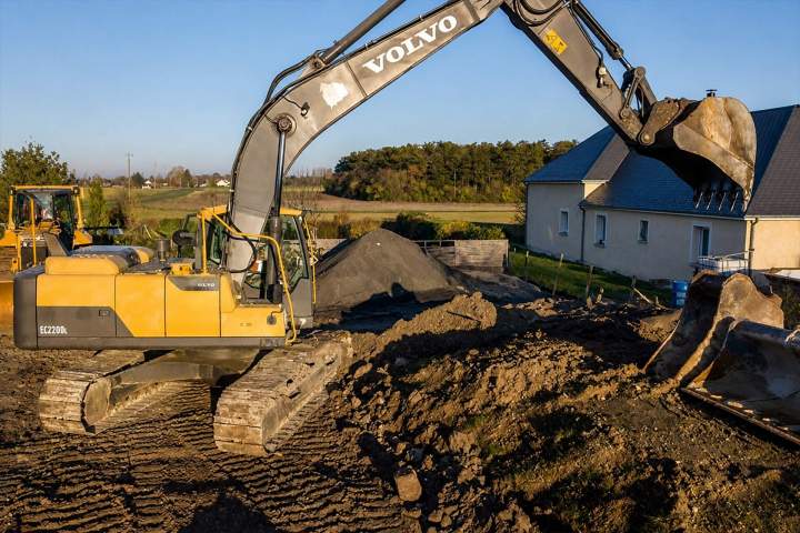 Préparation de terrain en machine lourd Orleans